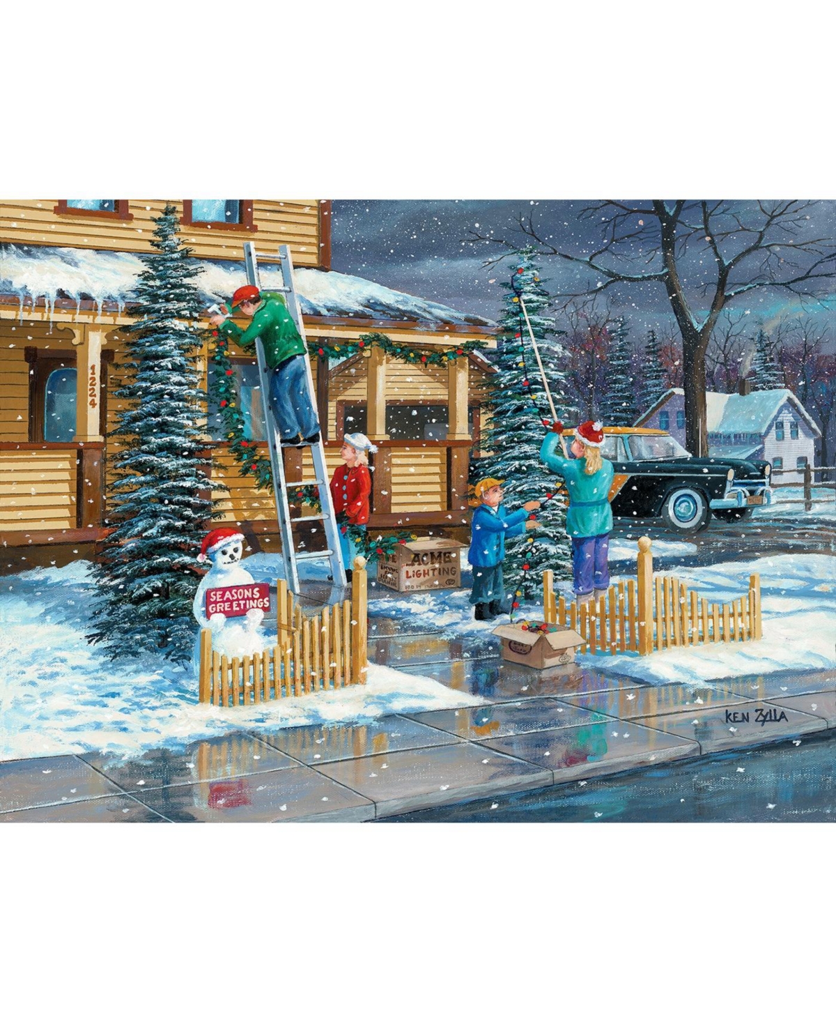 Deck the Halls 1000 piece Jigsaw Puzzle for Adults
