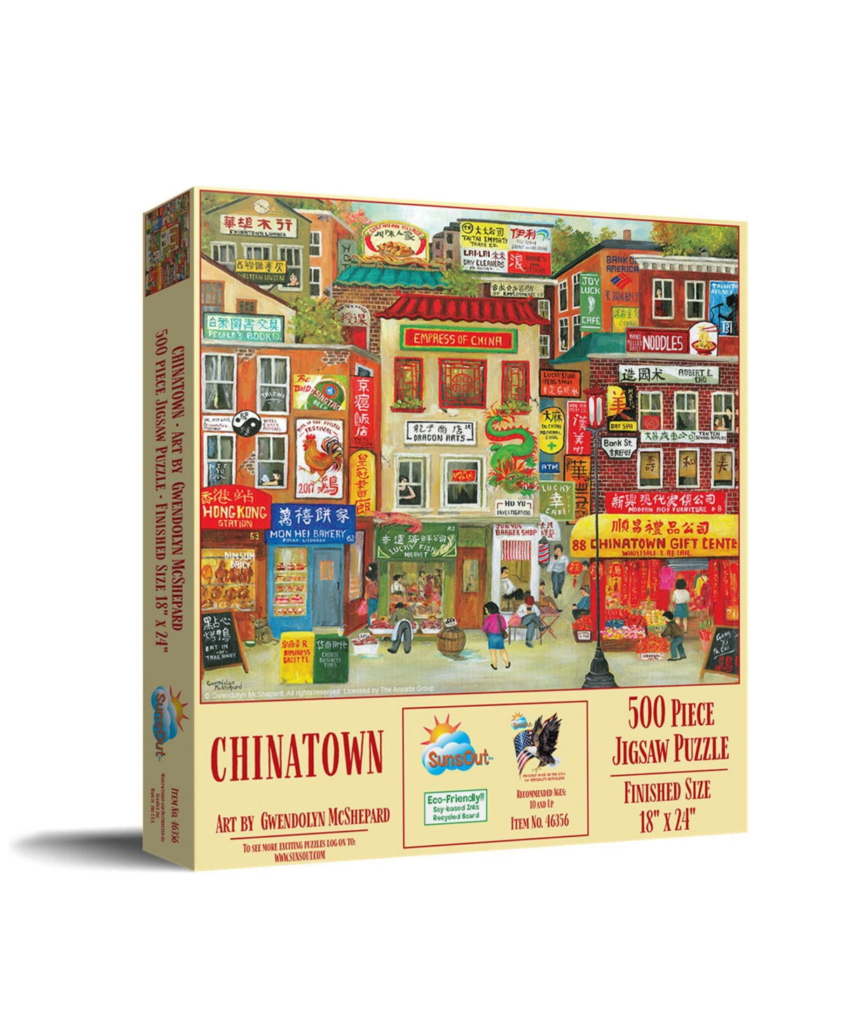 Chinatown 500 piece Jigsaw Puzzle for Adults