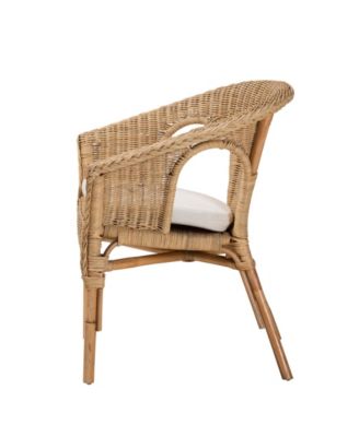 Abbey 22.8" Rattan Bohemian Dining Chair