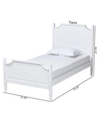 Boxton Studio Mariana 41.5" Wood Traditional Twin Platform Bed