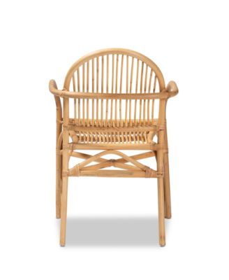 Tugera 22" Rattan Bohemian Dining Chair