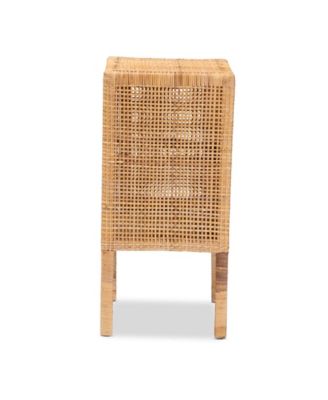Vivan 13" Rattan Bohemian Nightstand