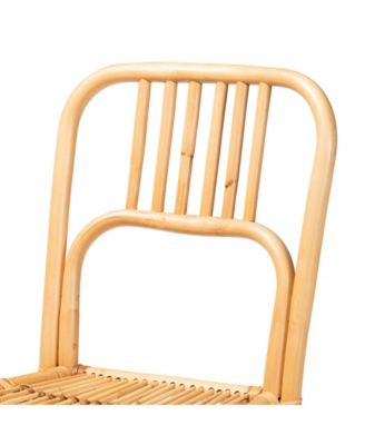 Ivora 19.5" Rattan Bohemian Counter Stool