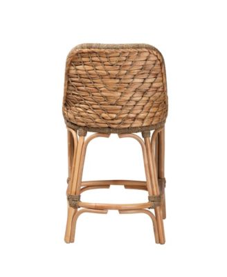 Kyle 24" Rattan Bohemian Dining Chair with Cushion