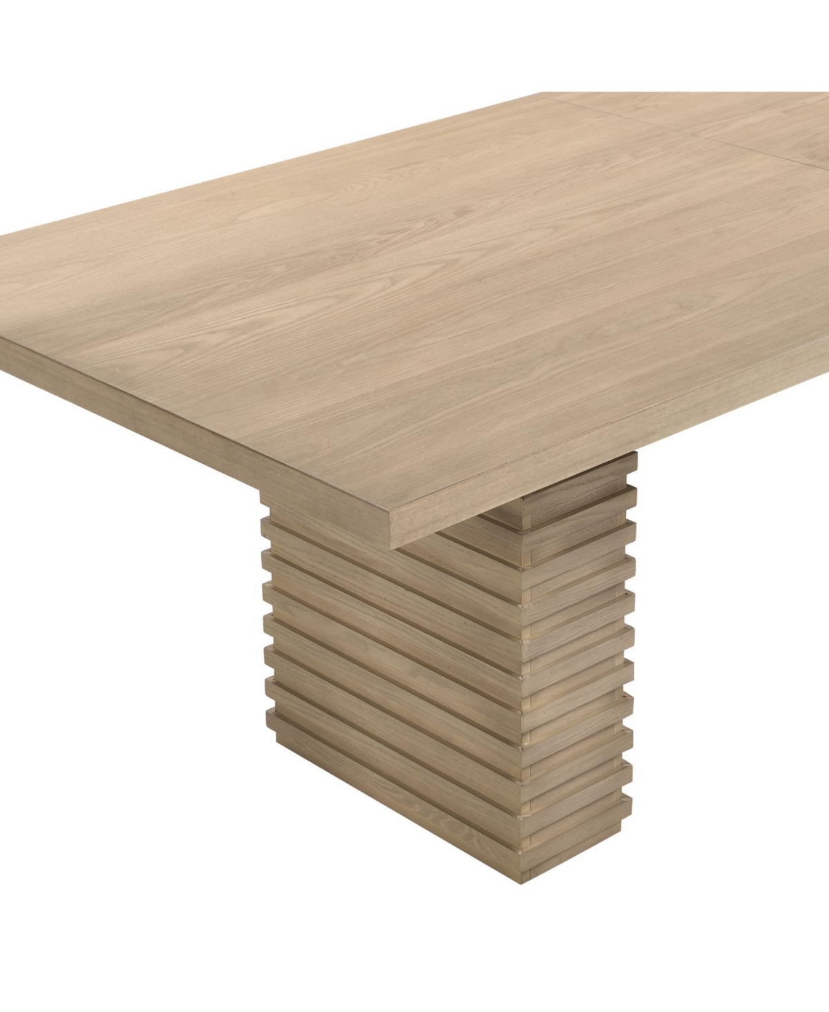 Streamdale Furniture Solid Wood Dining Table with Industrial Design