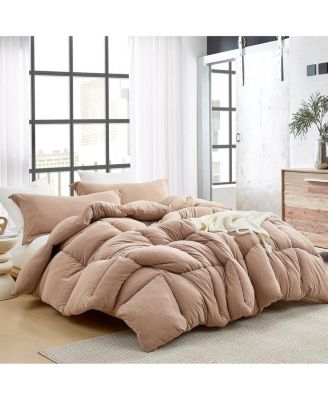 Thicker Than Thickest - Coma Inducer Oversized Comforter Set - Mocha Meringue