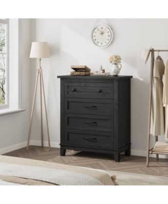 34.8" Tall Vertical Drawer Dresser with Large Storage