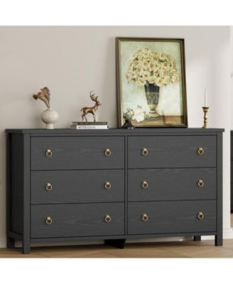 6 Dresser for Bedroom, 47.2" Wide Dresser