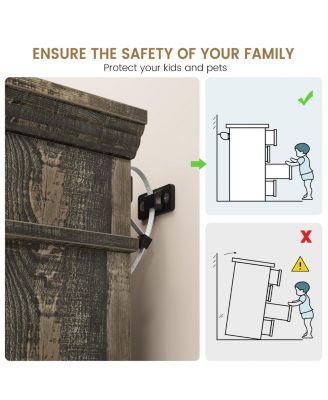 47-Inch Wide Farmhouse 9-Drawer Wood Bedroom Dresser with Rustic Design and Metal Handles