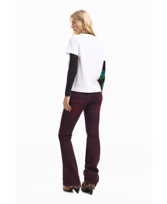 Women's Short-sleeved heart t-shirt