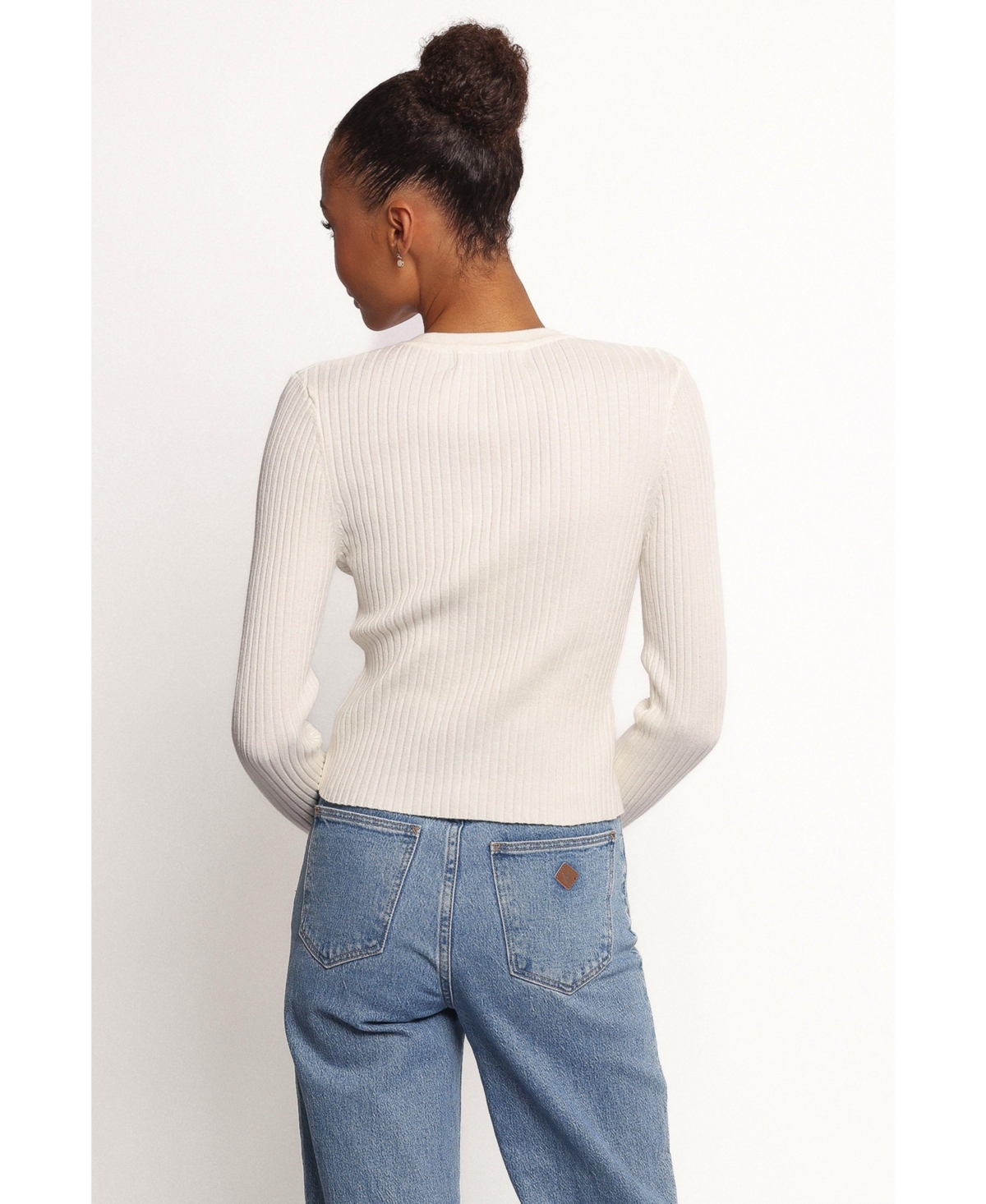 Petal and Pup Women's Searie Ribbed Cardigan Top