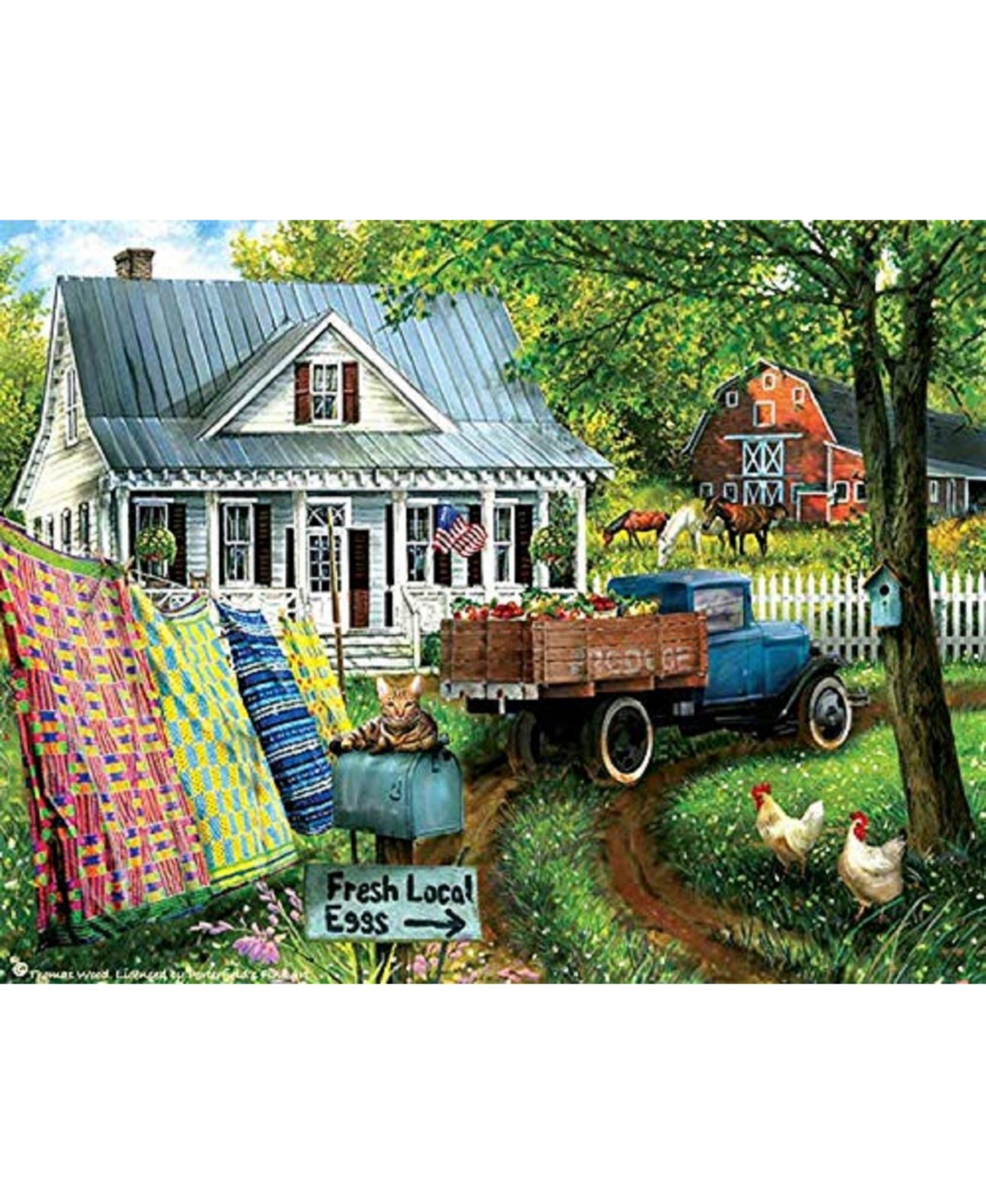 SunsOut Countryside Living 300 piece Jigsaw Puzzle for Adults