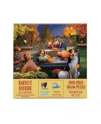 Harvest Hayride 1000 piece Jigsaw Puzzle for Adults Halloween