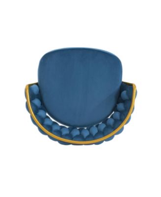 Streamdale Woven Back Swivel Bar Stools Set of 2, 31" Blue Kitchen Chairs