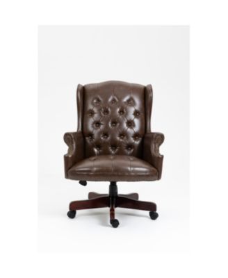 Height-Adjustable Executive Office Chair for Comfort and Style