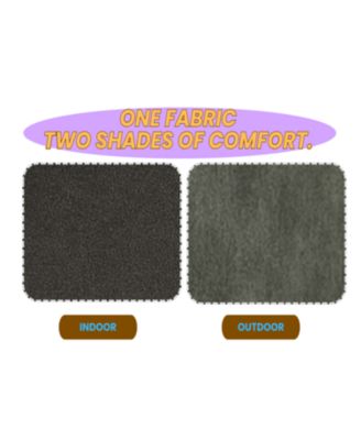 Streamdale Dark Gray Bunny-Ear Pet-Friendly Armchair with Scratch-Resistant Fabric