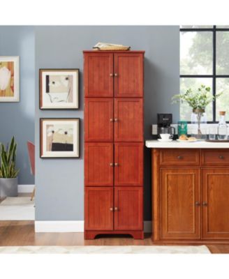  72.4" Tall Storage Cabinet with 8 Doors and 4 Shelves