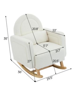 Rocking Chair Curved Back Pillow