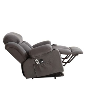 Power Lift Recliner with Heat & Massage (Grey)