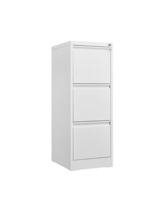 3-Drawer Metal File Cabinet with Lock