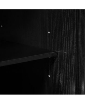 Modern Slatted Grille Cabinet