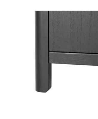 Farmhouse 4-Door Cabinet Rustic Accent