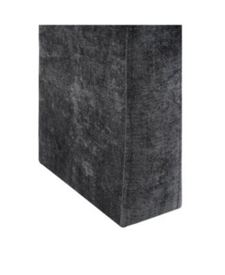 Chenille Accent Chair with Pillow - Gray