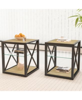 Modern End Table Set of 2