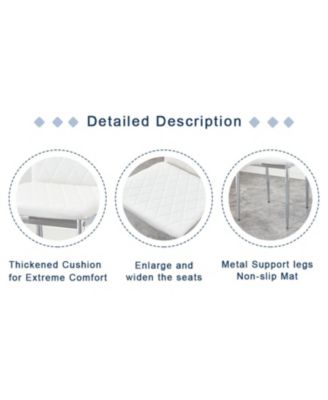 Leather Reception/Conference Chairs - White (8 Sets)