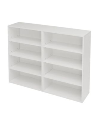 CD DVD Storage Cabinet Bookcase Adjustable Shelf