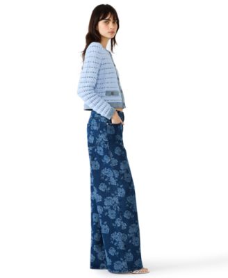 Women's Crewneck Cassette Cardigan Sweater