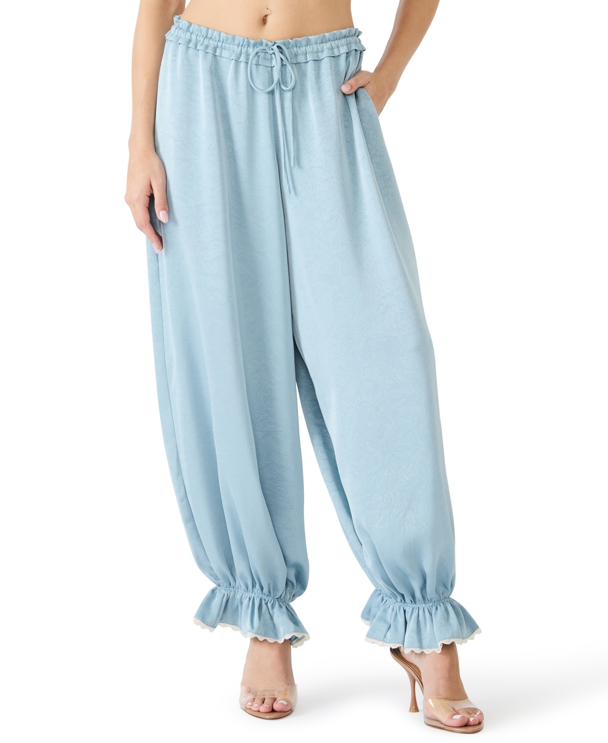 Steve Madden Women's Roan Elastic Waistband Pants