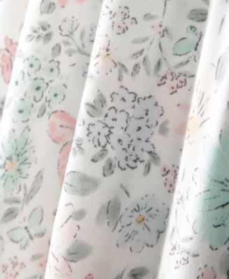 Baby Girls' Butterfly Garden Print 2-Way Zip Sleep and Play Pajama