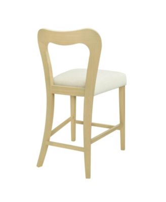 Streamdale Counter Stool Without Arm(light ash+beige) Set of 2