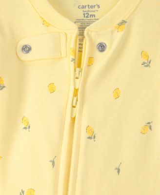 Baby Girls' Lemon Snug-Fit One-Piece Pajama