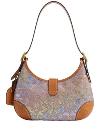 Originals Hamptons Medium Crystal Signature Jacquard Hobo Bag