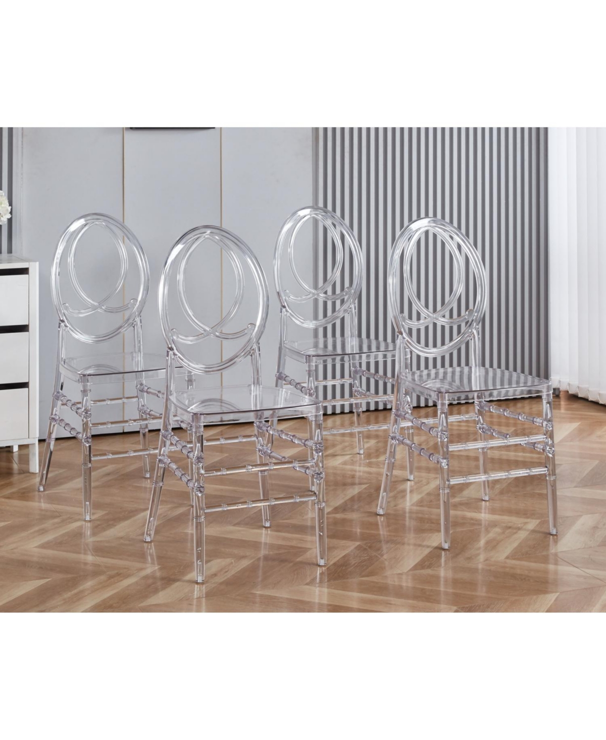 Streamdale Furniture welding chair,dining chair,set of 4,plastic seat