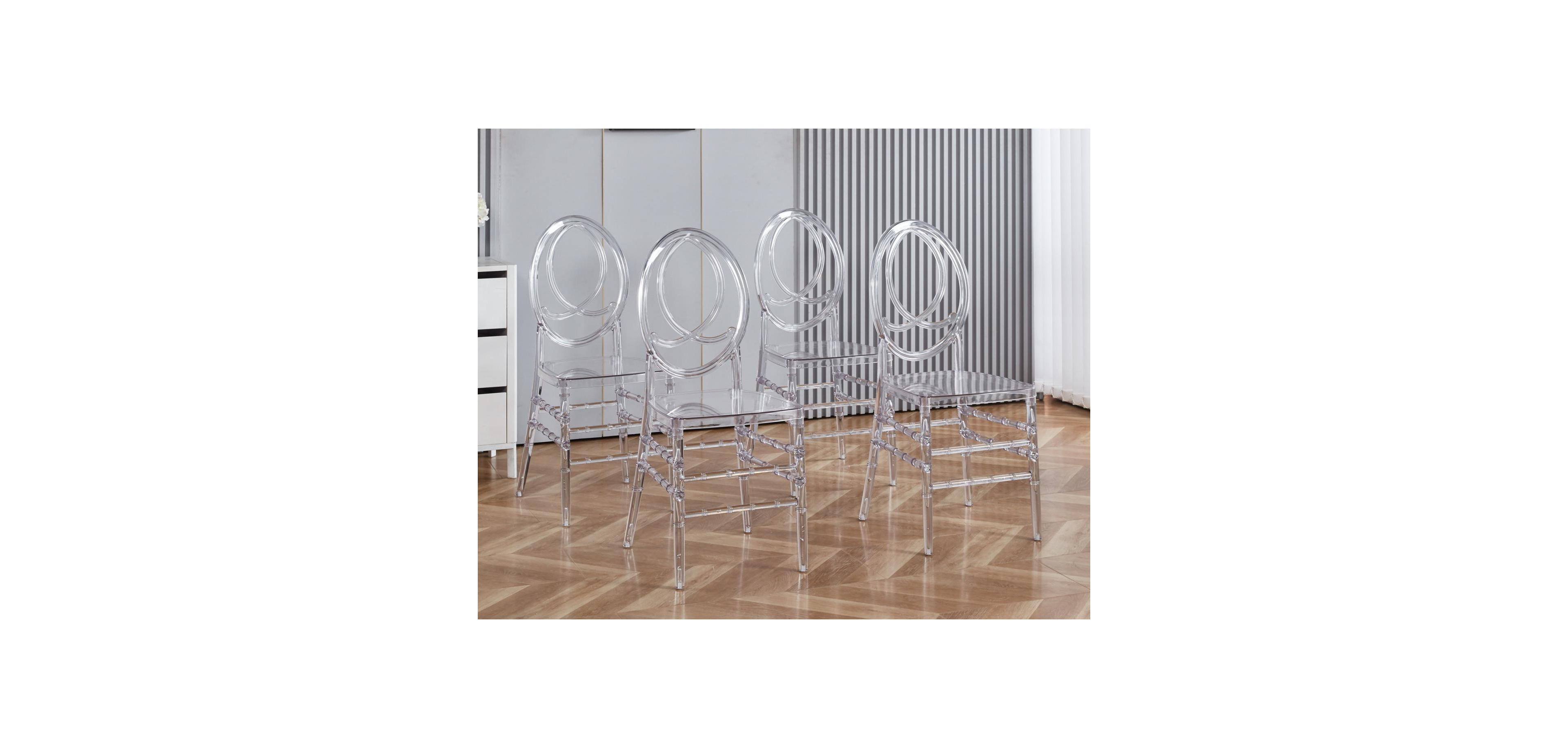 Streamdale Furniture welding chair,dining chair,set of 4,plastic seat