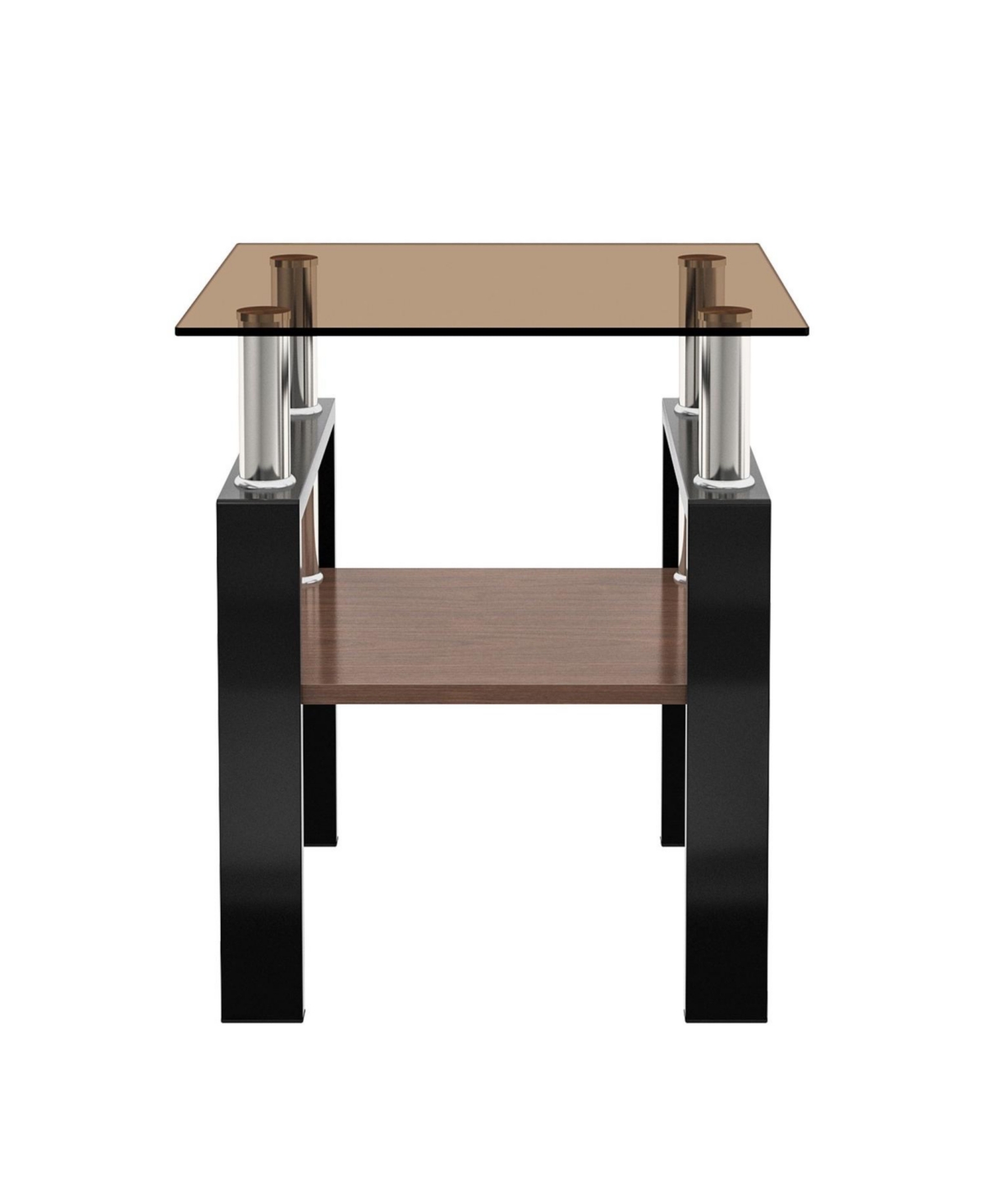 Streamdale Furniture Modern Glass Tea/Coffee Table Set