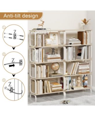 Industrial Bookshelf, Open 5-Tier