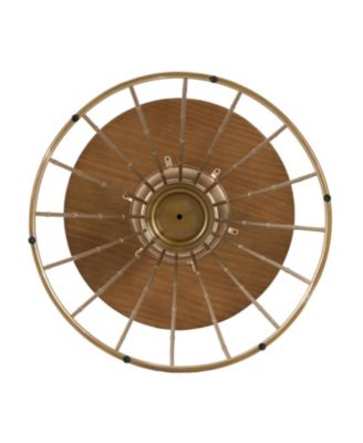 Retro Hollow Side Table - No Assembly