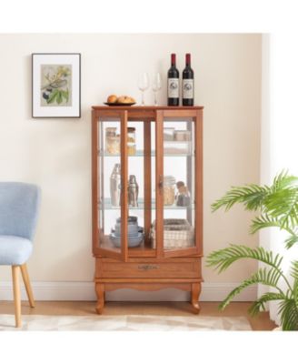 Lighted Glass Display Cabinet