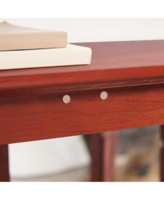 Lighted Cherry Glass Display Cabinet