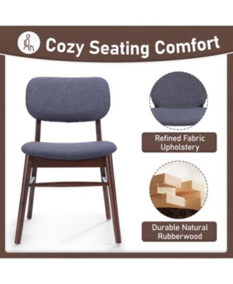 Mid-Century Dining Chairs, -Set of 2