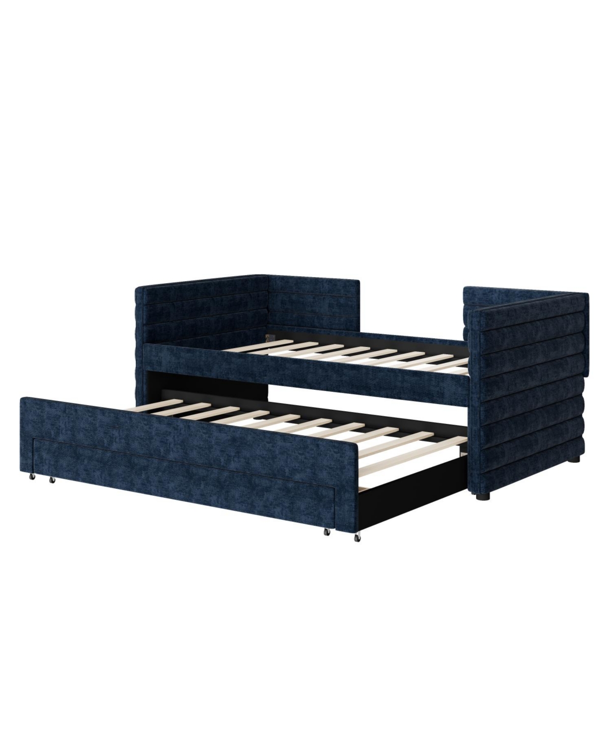 Streamdale Furniture Streamdale Twin Upholstered Daybed with Trundle & 3 Drawers