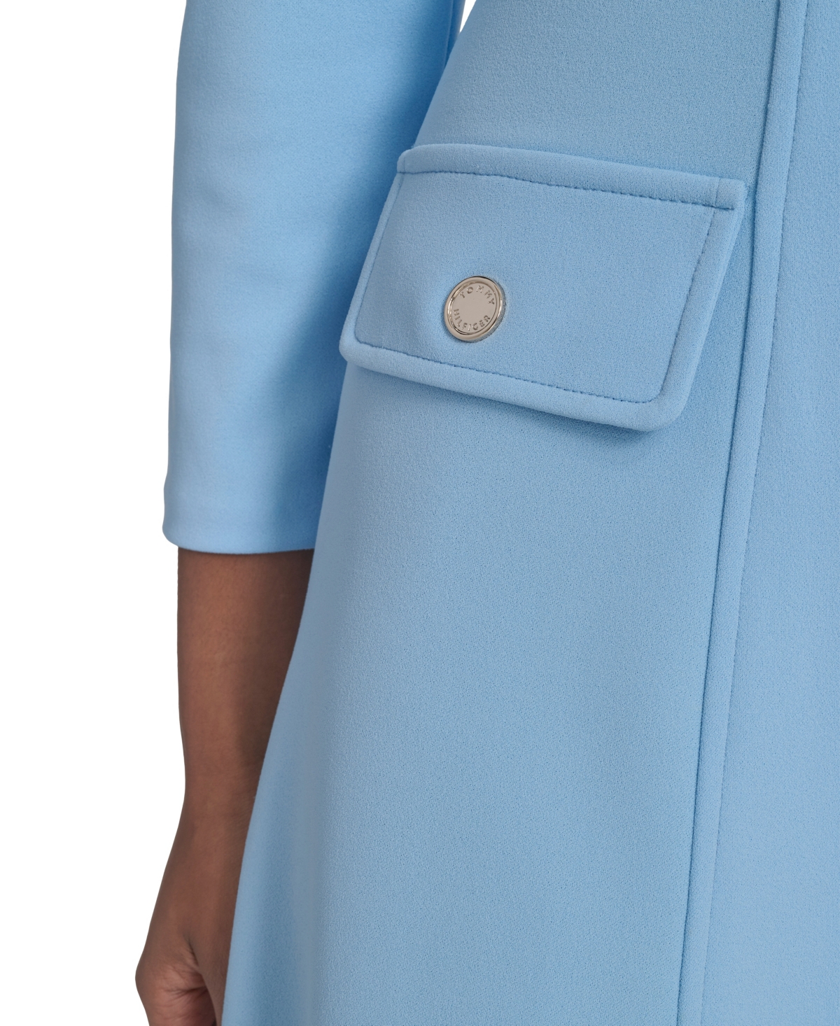 Tommy Hilfiger Women's Zip-Front Fit and Flare Dress