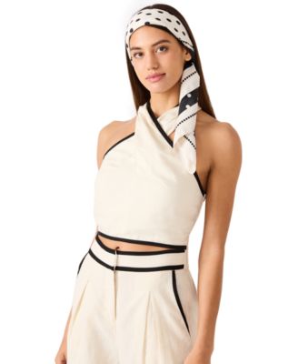 Inverted Polka Dot Square Scarf