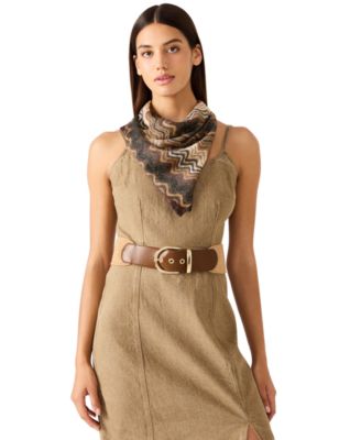 Wavy Shimmer Square Scarf