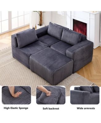 Modern Minimalist Modular Sectional Sofa
