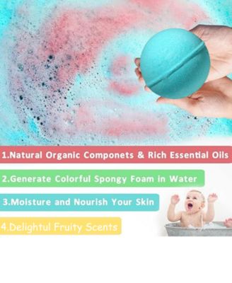 6-Pc. Unicorn Squishy Super Bubble Bath Fizzies